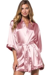 satin kimono